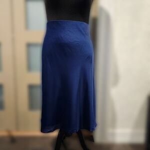 NWT, Ann Taylor Deep Blue A-Line Skirt